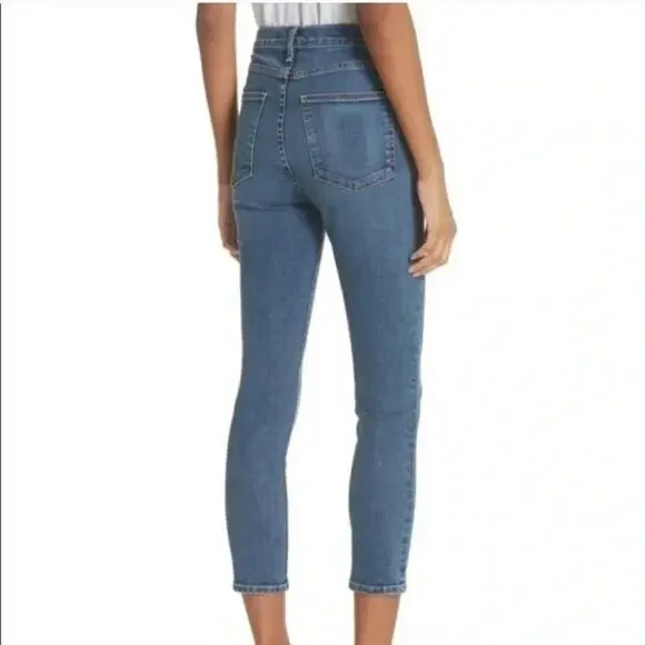 VERONICA BEARD Kate 10" Crop Stretch Jeans. Size 24 - Picture 2 of 16